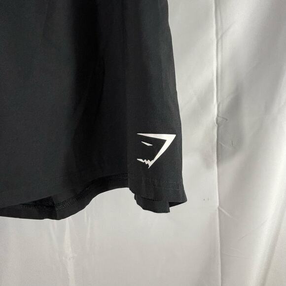 Gymshark Women’s Plus Fit Pintuck Shorts HT3 Black Size XXXL - Picture 4 of 4